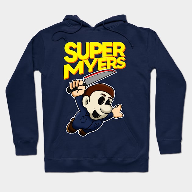 Super Myers Halloween Hoodie by SibaritShirt